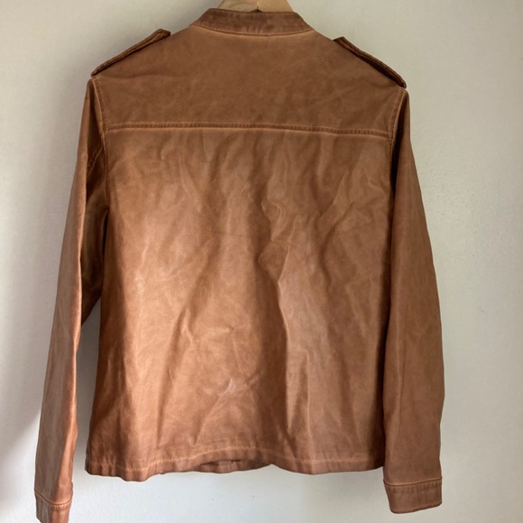 Max studio women’s faux Leather jacket - Picture 4 of 8